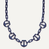 Marina Necklace - Navy Blue