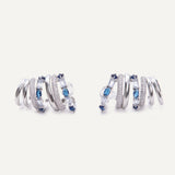 Quinn Earrings - Silver Midnight
