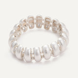 Romani Bracelet - Pearl White