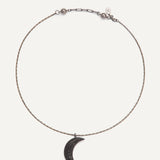 La Luna Necklace - Gunmetal