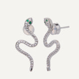 Boa Earrings - Silver