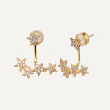 Shooting Star Earrings - Gold