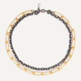 Ella Necklace - Gunmetal