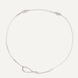 Lasso Necklace - Silver