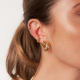 Asia Earrings - Gold