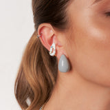 Aura Earrings - White