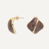 Beth Earrings - Chocolate