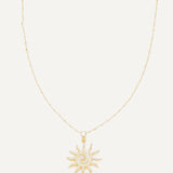 Black Hole Necklace - Gold