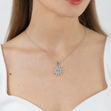 Black Hole Necklace - Silver