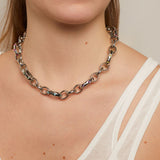 Blake Necklace - Silver Multi