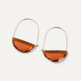 Belle Earrings - Gold Caramel