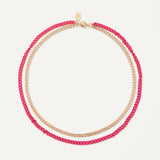 Riley Necklace - Fuchsia