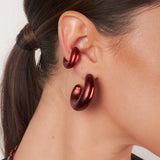 Harper Ear Cuff - Merlot