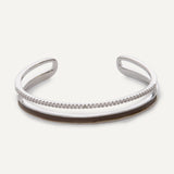 Jill Bracelet - Silver Chocolate