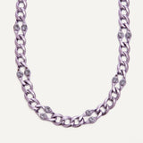 June Necklace - Amethyst