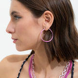 Sally Earrings - Cosmopolitan Pink