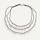 Luzia Necklace - Pearl White