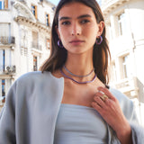 Violetta Necklace - Lilac Sky