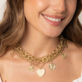 Veda Necklace - Matte Gold