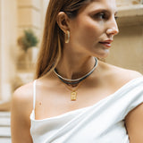 Cammie Necklace - Pearl White