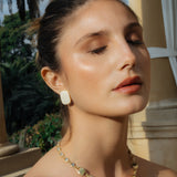 Viola Earrings - Cream