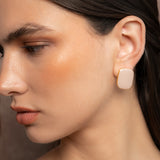 Viola Earrings - Nude