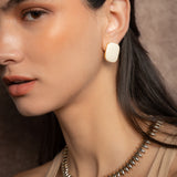 Viola Earrings - Cream