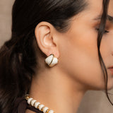 Beth Earrings - Cotton