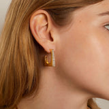 Mia Earrings - Apricot Crush