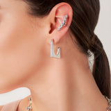 Mia Earrings - Silver