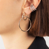 Camille Ear Cuff - Cranberry