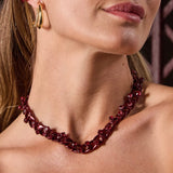 Galaxy Necklace - Merlot