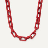 Mika Necklace - Matte Red