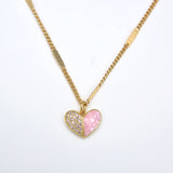 My Whole Heart Necklace -  Gold