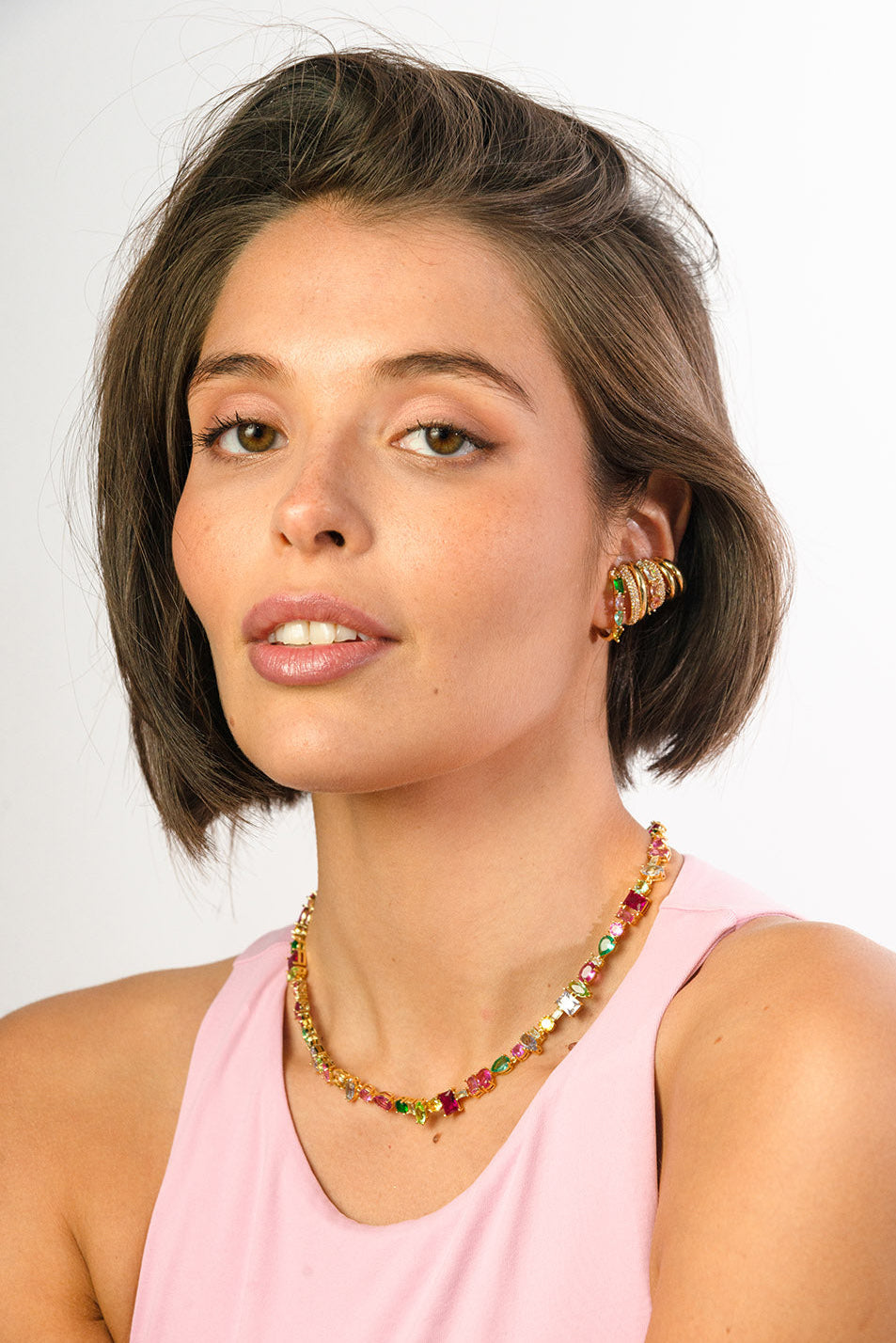 Quinn Earrings Gold – Melania Clara