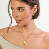 Tarot Necklace - Gold Temperance