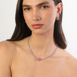 Lolli Necklace - Lilac-Pink