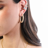 Camellia Ear Cuff - Gold