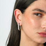 Berlin Earrings - Silver Chocolate