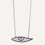 Nile Necklace - Silver Blue