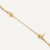 Niva Necklace - Matte Gold