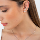 Noa Ear Cuff - Silver