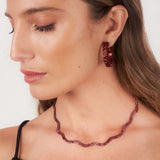 Nova Necklace - Merlot