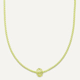 Lolli Necklace - Neon Yellow