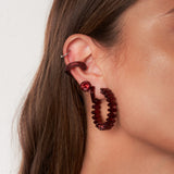 Martina Earrings - Merlot