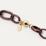 Roma Necklace - Gold Chocolate
