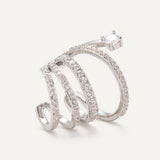 Saphira Ear Cuff - Silver