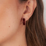 Chicago Earring Set x 3 - Merlot