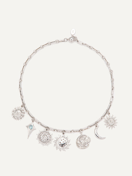 Solar Necklace - Silver – Melania Clara