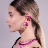 Star Ear Cuff - Cranberry